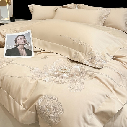 （总）星蕴家纺 2024新款A类新疆全棉刺绣四件套-千禧