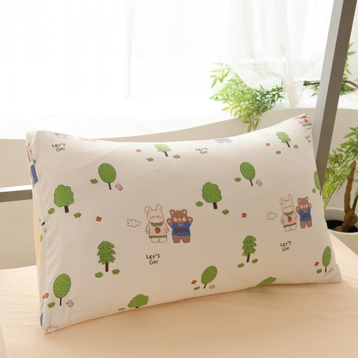 91家纺网 家纺一手货源 找家纺 （总）2025新款卡通水洗棉学生三件套寝室四件套卡通可爱风床单被套枕套床上用品