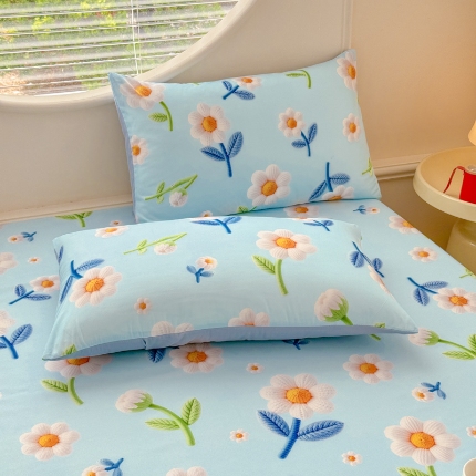 91家纺网 家纺一手货源 找家纺 （总）（总）新款5D专版数码印花凉感枕套