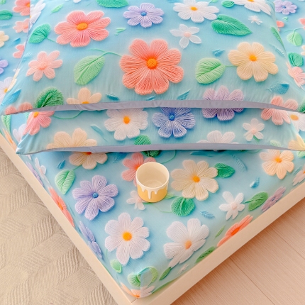 （总）（总）新款5D专版数码印花凉感枕套