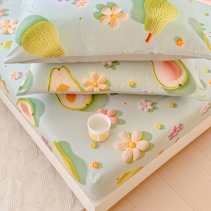 91家纺网 家纺一手货源 找家纺 （总）（总）新款5D专版数码印花凉感枕套