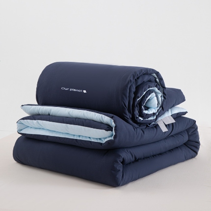 91家纺网 家纺一手货源 找家纺 龙图家纺2025酒店同款星球深睡PRO控温被酣睡春秋被四季被子冬被芯 ,远山蓝,卡其粉