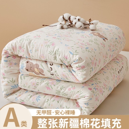 91家纺网 家纺一手货源 找家纺 （总）爱屋及屋 2025新款小清新棉花被春秋被夏被被子被芯
