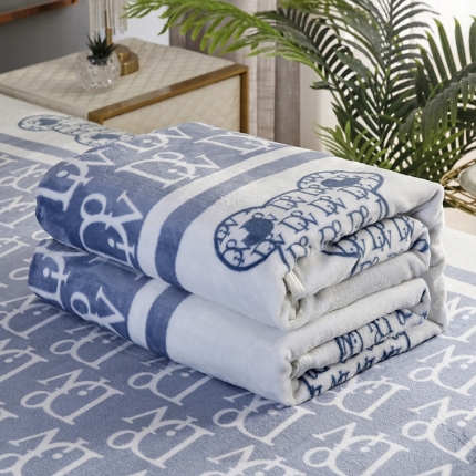 91家纺网 家纺一手货源 找家纺 2025总高克重赋雅-加厚云貂绒毛毯双面绒休闲毯 法莱绒枕套床单盖毯