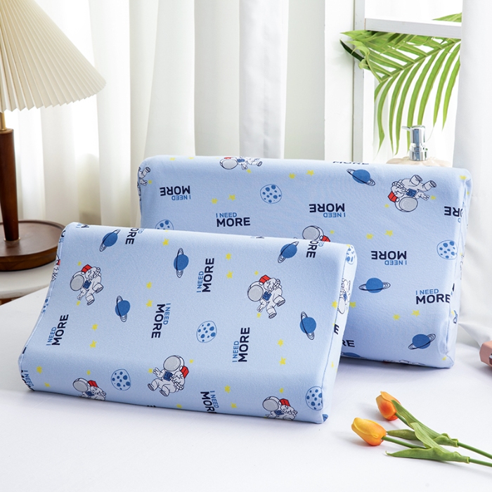 91家纺网 家纺一手货源 找家纺 （总）美丽折家纺 2025新款A类全棉儿童乳胶枕枕头枕芯