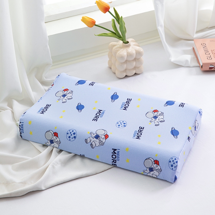 91家纺网 家纺一手货源 找家纺 （总）美丽折家纺 2025新款A类全棉儿童乳胶枕枕头枕芯