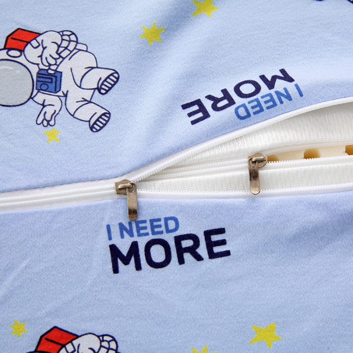 91家纺网 家纺一手货源 找家纺 （总）美丽折家纺 2025新款A类全棉儿童乳胶枕枕头枕芯