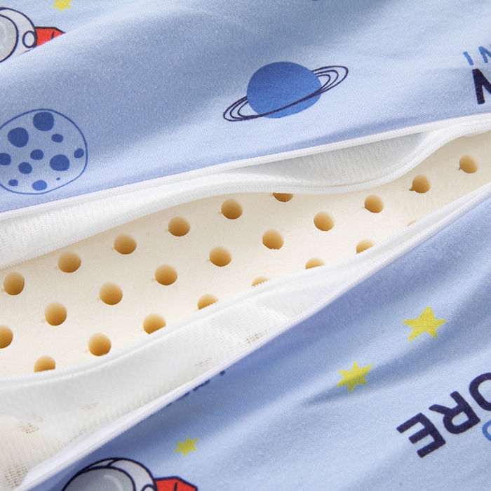 91家纺网 家纺一手货源 找家纺 （总）美丽折家纺 2025新款A类全棉儿童乳胶枕枕头枕芯