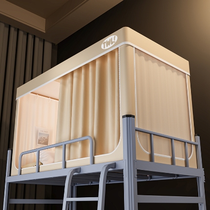 91家纺网 家纺一手货源 找家纺 （总）2025新款升级静电非涂层环保全遮光床帘款学生上下铺蚊帐宿舍单人床通用印花