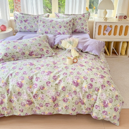 91家纺网 家纺一手货源 找家纺 （总）2025加厚生态磨毛植物羊绒床上用品四件套高克重套件