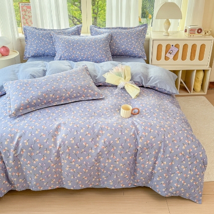 91家纺网 家纺一手货源 找家纺 （总）2025加厚生态磨毛植物羊绒床上用品四件套高克重套件