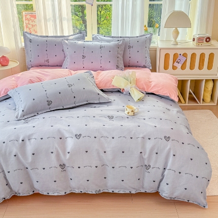 91家纺网 家纺一手货源 找家纺 （总）2025加厚生态磨毛植物羊绒床上用品四件套高克重套件