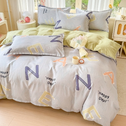 91家纺网 家纺一手货源 找家纺 （总）梦舒阳 2025高克重生态棉植物羊绒四件套单被套床单款床笠款床品套件爆款