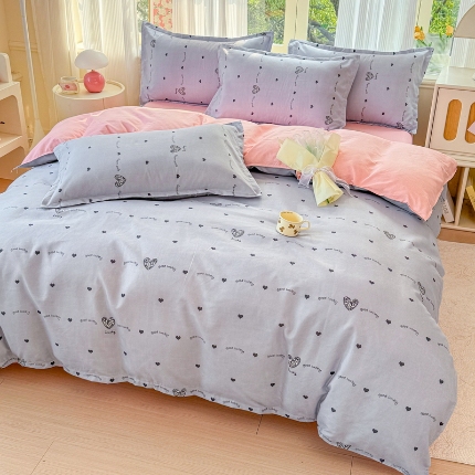 91家纺网 家纺一手货源 找家纺 （总）梦舒阳 2025高克重生态棉植物羊绒四件套单被套床单款床笠款床品套件爆款