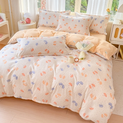 91家纺网 家纺一手货源 找家纺 （总）梦舒阳 2025高克重生态棉植物羊绒四件套单被套床单款床笠款床品套件爆款