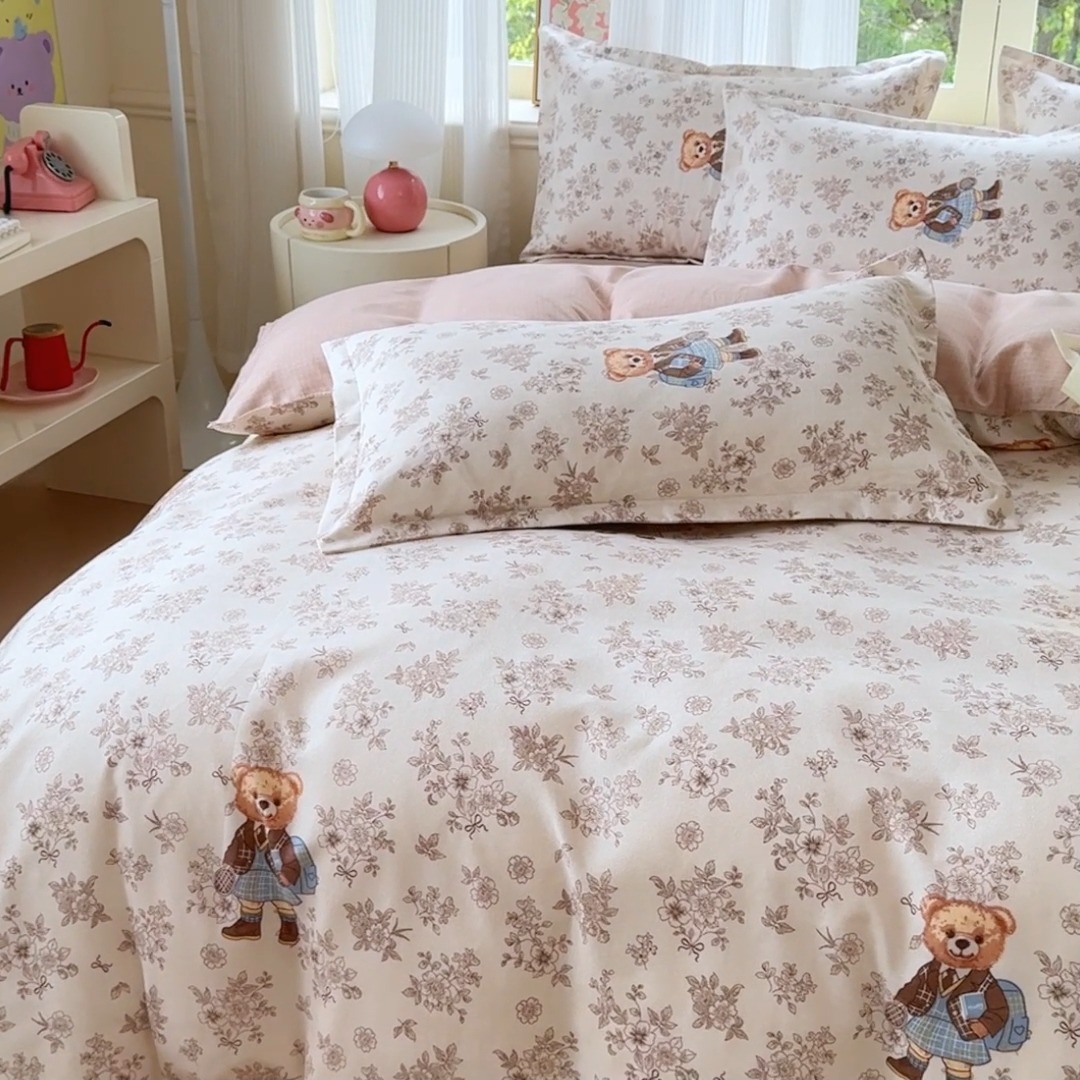 91家纺网 家纺一手货源 找家纺 （总）梦舒阳 2025高克重生态棉植物羊绒四件套单被套床单款床笠款床品套件爆款