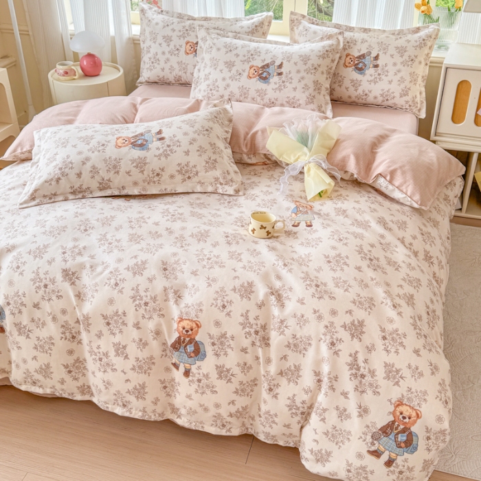 91家纺网 家纺一手货源 找家纺 （总）梦舒阳 2025高克重生态棉植物羊绒四件套单被套床单款床笠款床品套件爆款