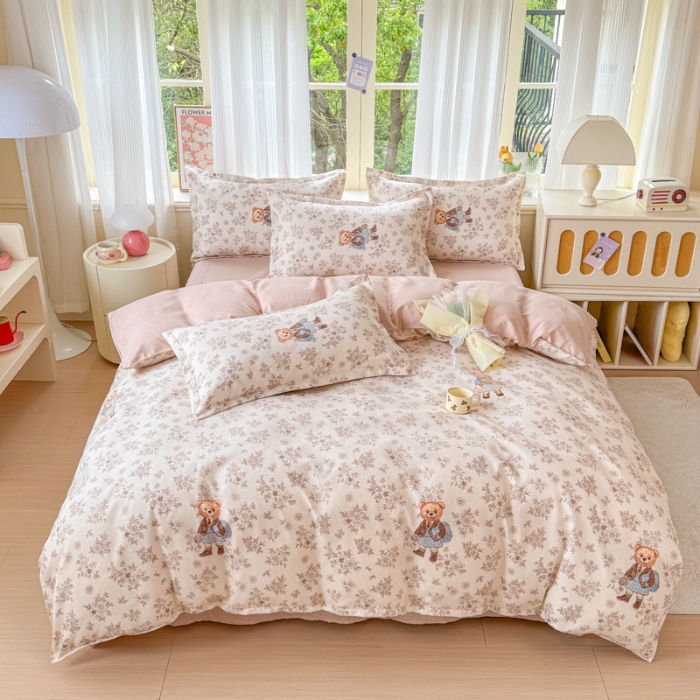 91家纺网 家纺一手货源 找家纺 （总）梦舒阳 2025高克重生态棉植物羊绒四件套单被套床单款床笠款床品套件爆款