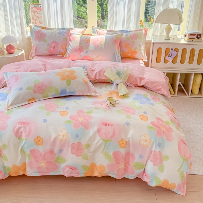 91家纺网 家纺一手货源 找家纺 （总）新品磨毛植物羊绒四件套床单款床笠款套件单被套也有