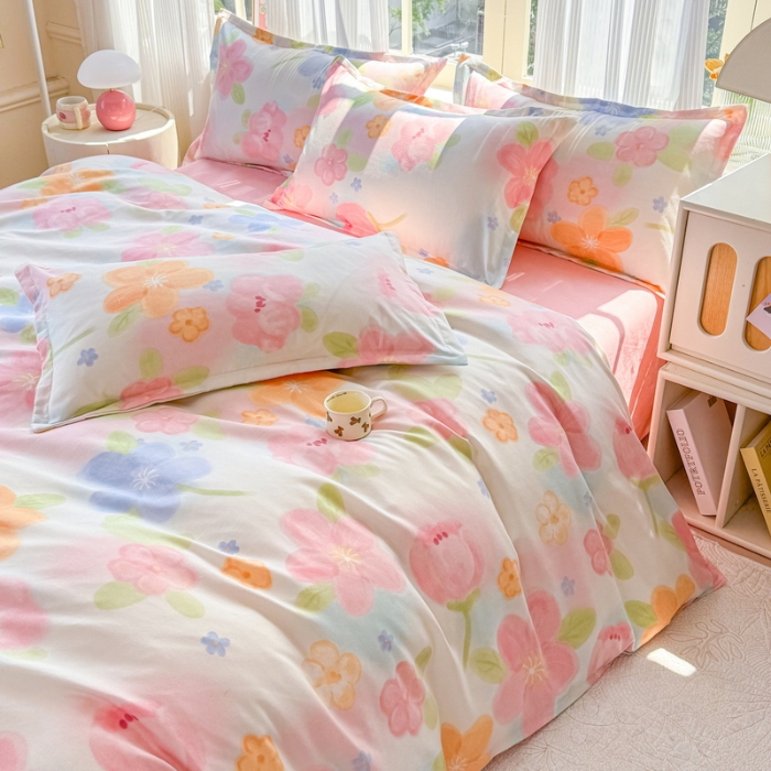 91家纺网 家纺一手货源 找家纺 （总）新品磨毛植物羊绒四件套床单款床笠款套件单被套也有