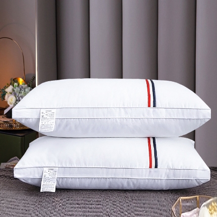 91家纺网 家纺一手货源 找家纺 （总）新品 兴丝露枕芯 全棉羽丝绒枕芯 羽丝枕 全棉枕芯 全棉彩条枕 婚庆枕头 中高枕 