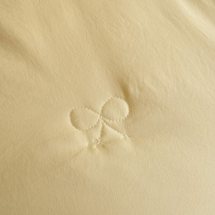 91家纺网 家纺一手货源 找家纺 苏米娜家纺春夏新品韩版公主风超柔水洗棉夏被被套款夹棉床盖四件套 幻蝶-嫩黄 