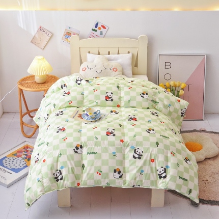 91家纺网 家纺一手货源 找家纺 （总）抗日家纺羽绒被被壳 卡通系列 全棉卡通双层立体款