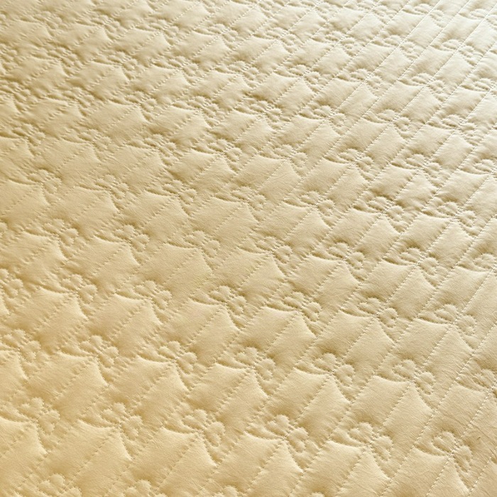 91家纺网 家纺一手货源 找家纺 苏米娜家纺2026春夏新品韩版甜美公主风超柔水洗棉床盖四件套刺绣针织棉双层纱纯棉棉麻全棉少女心夹棉床裙款夏被款床盖四件套  幻蝶-嫩黄 