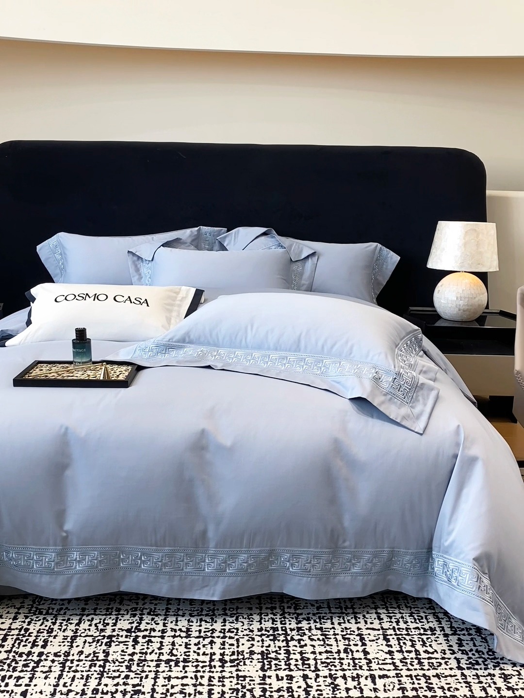 91家纺网 家纺一手货源 找家纺 （总）星蕴家纺 2025新款双股长绒棉全棉纯棉刺绣四件套-柏林系列