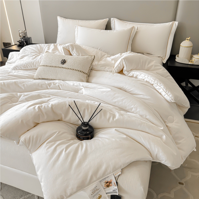 91家纺网 家纺一手货源 找家纺 [91家纺网精选] 60s贡缎提花大豆被大豆纤维被