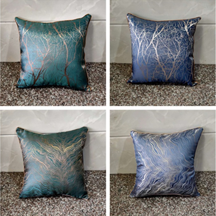 91家纺网 家纺一手货源 找家纺 总）亚马逊跨境北欧沙发抱枕靠背汽车办公室靠垫轻奢抱枕套-树枝