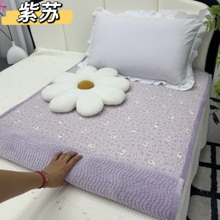 91家纺网 家纺一手货源 找家纺 （总）全棉加绒床盖宿舍学生床单单件冬季加厚双面可用牛奶绒纯棉榻榻米