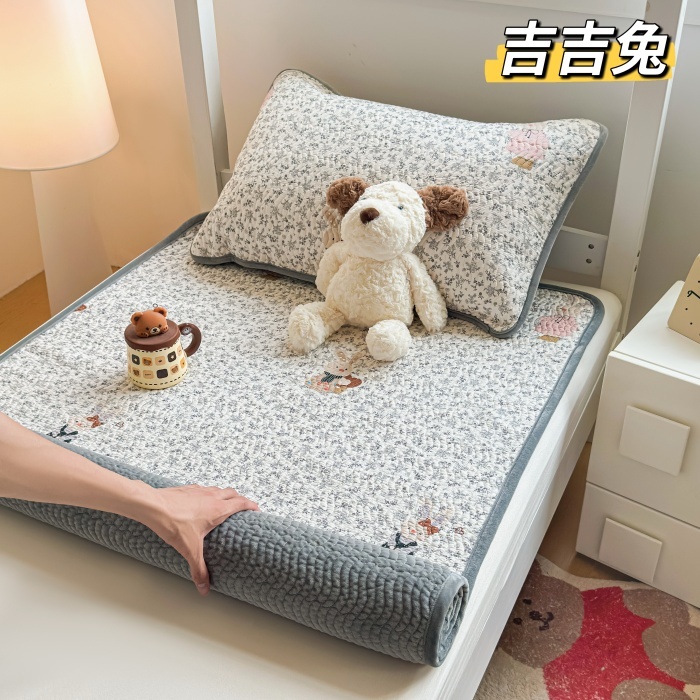 91家纺网 家纺一手货源 找家纺 （总）全棉加绒床盖宿舍学生床单单件冬季加厚双面可用牛奶绒纯棉榻榻米