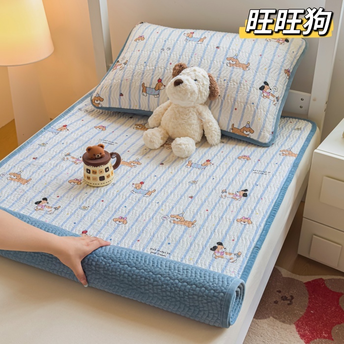 91家纺网 家纺一手货源 找家纺 （总）全棉加绒床盖宿舍学生床单单件冬季加厚双面可用牛奶绒纯棉榻榻米