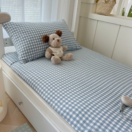 91家纺网 家纺一手货源 找家纺 （总）2025学生床垫套床褥套褥子套无印风水洗棉床垫套学生寝室套件宿舍单人90x200床垫套