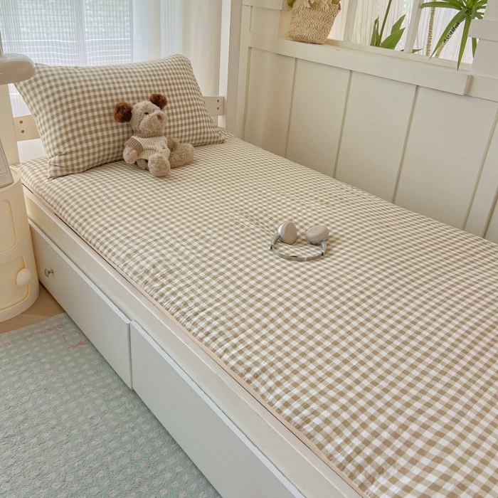 91家纺网 家纺一手货源 找家纺 （总）2025学生床垫套床褥套褥子套无印风水洗棉床垫套学生寝室套件宿舍单人90x200床垫套