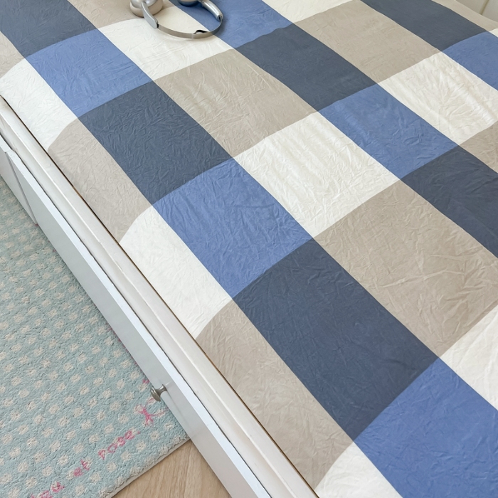 91家纺网 家纺一手货源 找家纺 （总）2025新款开学季学生床垫套床褥套褥子套无印风水洗棉床垫套寝室套件宿舍单人90x200床垫套