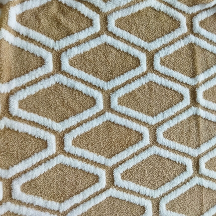 91家纺网 家纺一手货源 找家纺 沐星纪（美得佳）布业 2025新款加厚牛奶绒印花四件套 叶舞绒华-灰