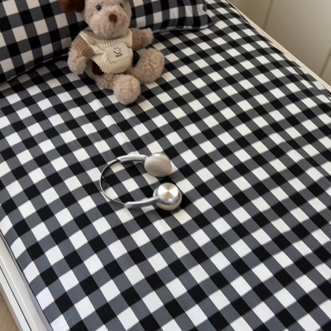 91家纺网 家纺一手货源 找家纺 （总）2025开学季学生床垫套床褥套褥子套无印风水洗棉简约床垫套寝室宿舍单人90x200床垫套床上用品