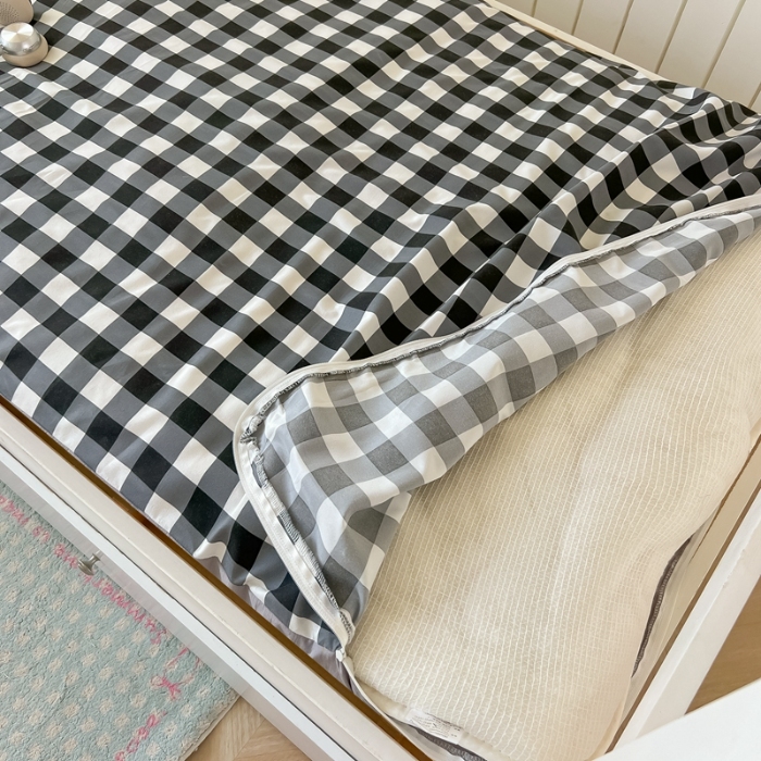 91家纺网 家纺一手货源 找家纺 （总）2025开学季学生床垫套床褥套褥子套无印风水洗棉简约床垫套寝室宿舍单人90x200床垫套床上用品