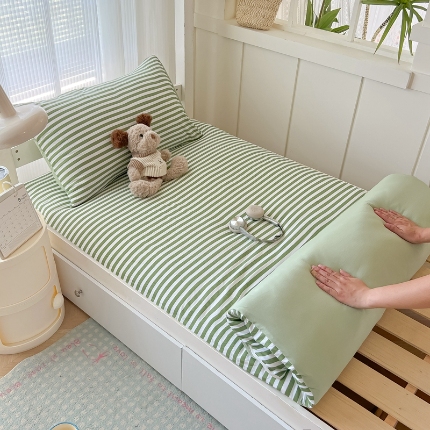 91家纺网 家纺一手货源 找家纺 （总）2025新款开学季学生床垫套床褥套褥子套无印风格子水洗棉床垫套寝室宿舍单人90x200床垫套