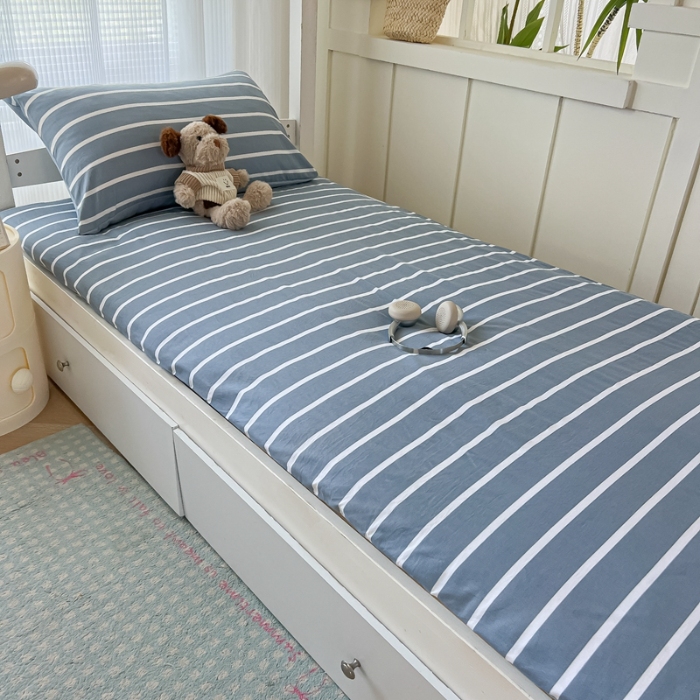 91家纺网 家纺一手货源 找家纺 （总）2025新款开学季学生床垫套床褥套褥子套无印风格子水洗棉床垫套寝室宿舍单人90x200床垫套