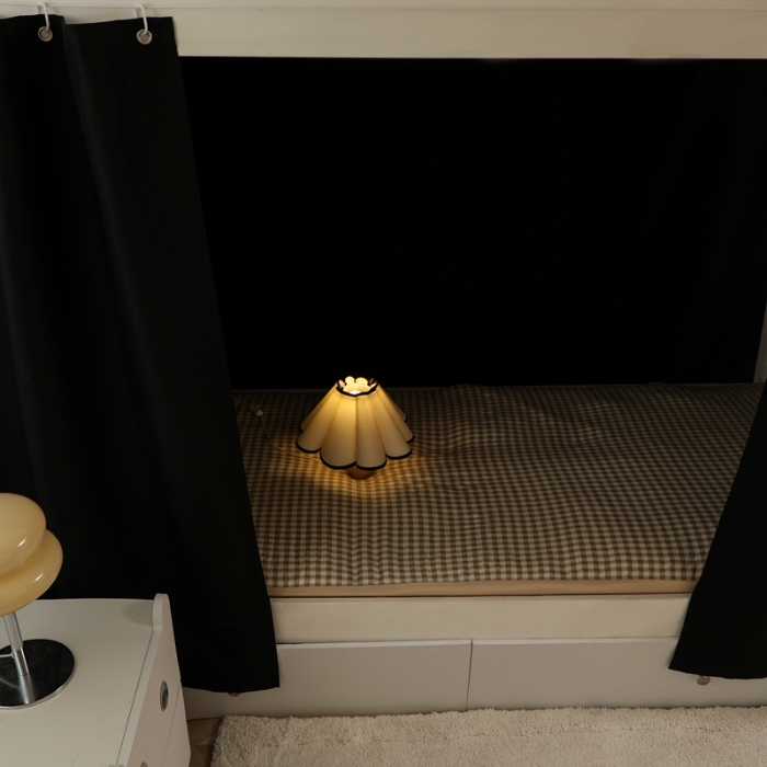 91家纺网 家纺一手货源 找家纺 （总）2025新款学生宿舍床帘纯色加厚强遮光床帘大学生宿舍寝室专用上下铺单人床帘子围帘