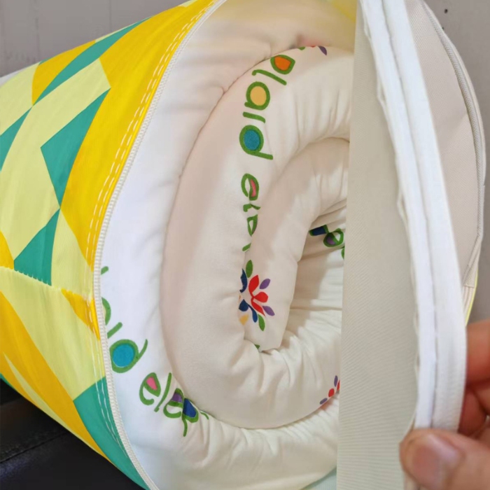 91家纺网 家纺一手货源 找家纺 （总）开学季学生床垫泰国进口天然乳胶床垫礼品装。（针织全棉外套加全棉纱布内衬）建议零售价899