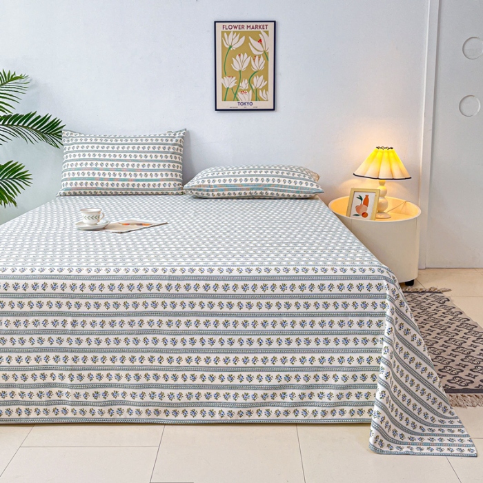 91家纺网 家纺一手货源 找家纺 （总）金泰莱2025新款升级细纱老粗布床单(量大从优)