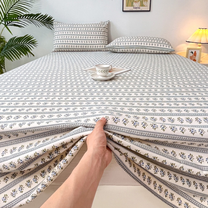 91家纺网 家纺一手货源 找家纺 （总）金泰莱2025新款升级细纱老粗布床单(量大从优)