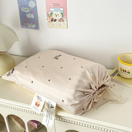 91家纺网 家纺一手货源 找家纺 总2金梦拉2025新款A类提花人字纹小布袋款四件套