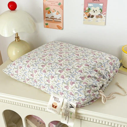 91家纺网 家纺一手货源 找家纺 总2金梦拉2025新款A类提花人字纹小布袋款四件套