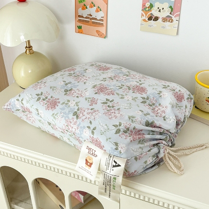 91家纺网 家纺一手货源 找家纺 总2金梦拉2025新款A类提花人字纹小布袋款四件套