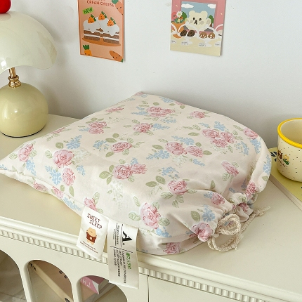 91家纺网 家纺一手货源 找家纺 总2金梦拉2025新款A类提花人字纹小布袋款四件套